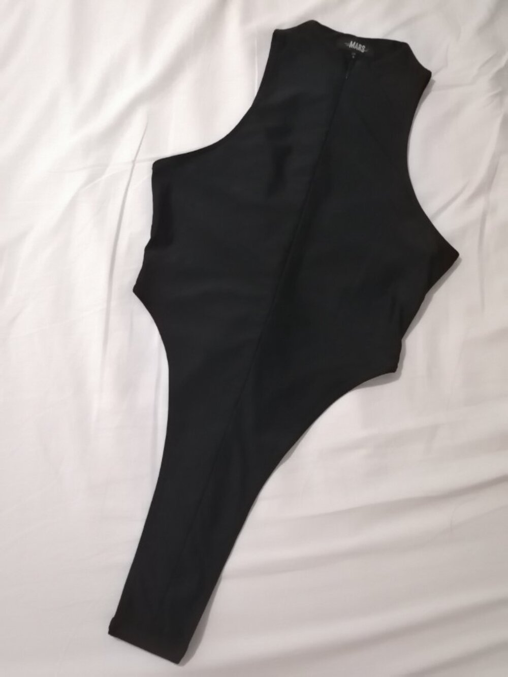Mars the Label Minimal Zip-Up Bodysuit